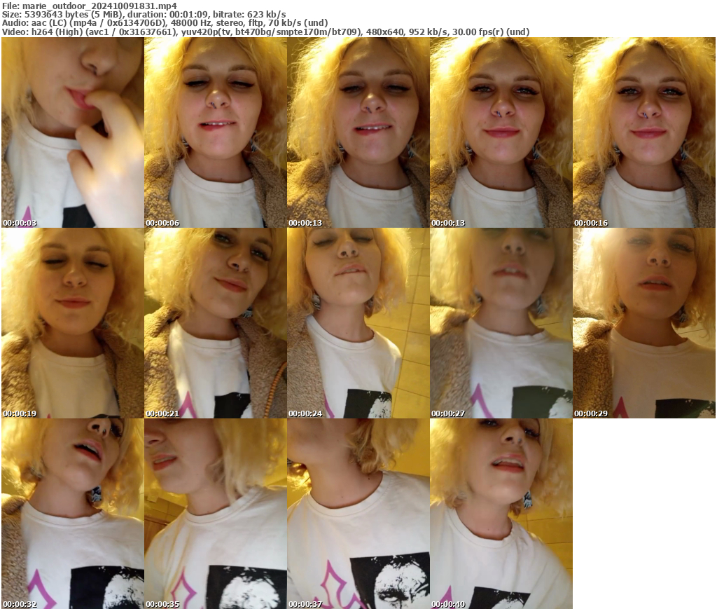 Preview thumb from marie_outdoor on 2024-10-09 @ bongacams