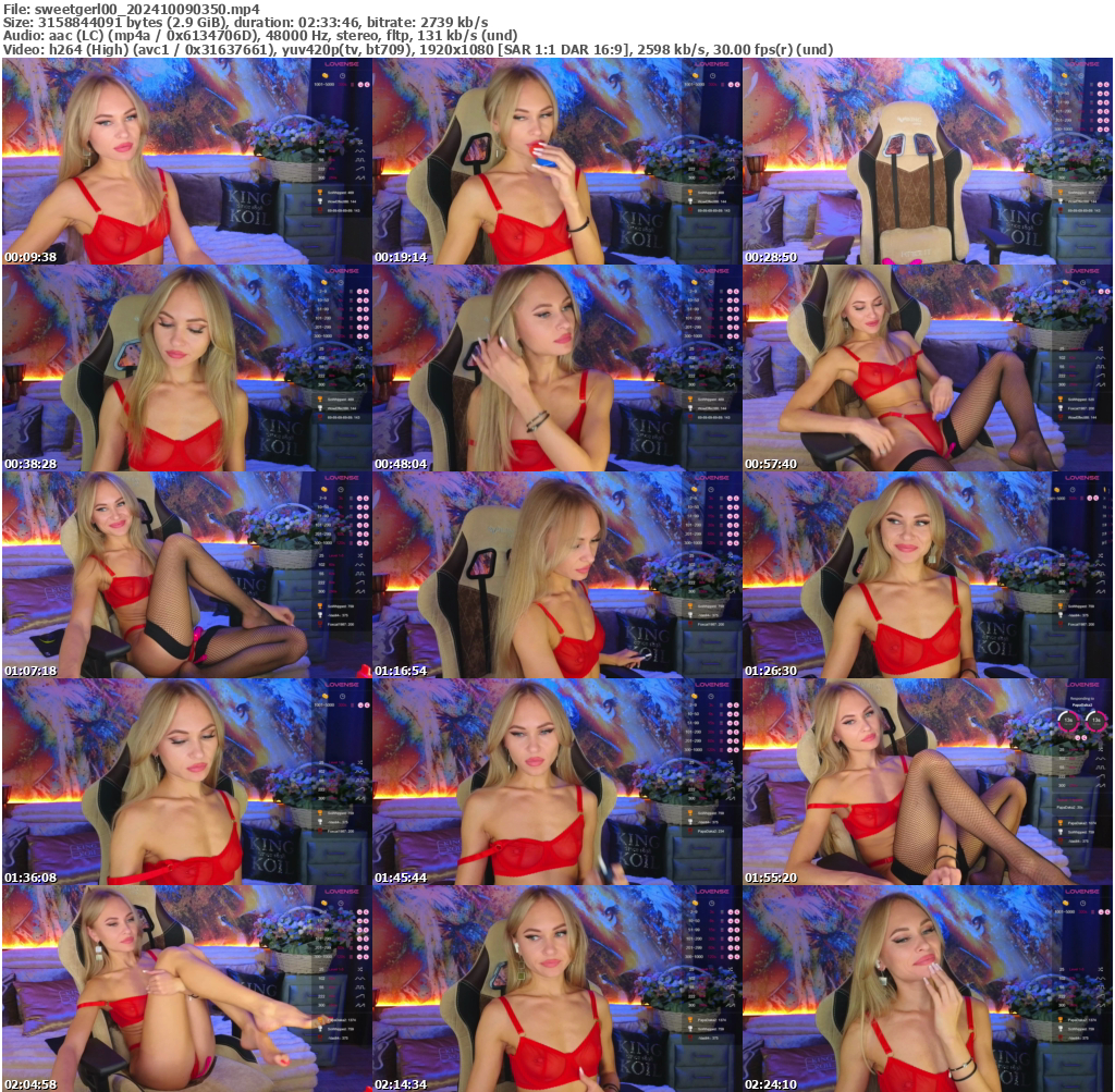 Preview thumb from sweetgerl00 on 2024-10-09 @ bongacams