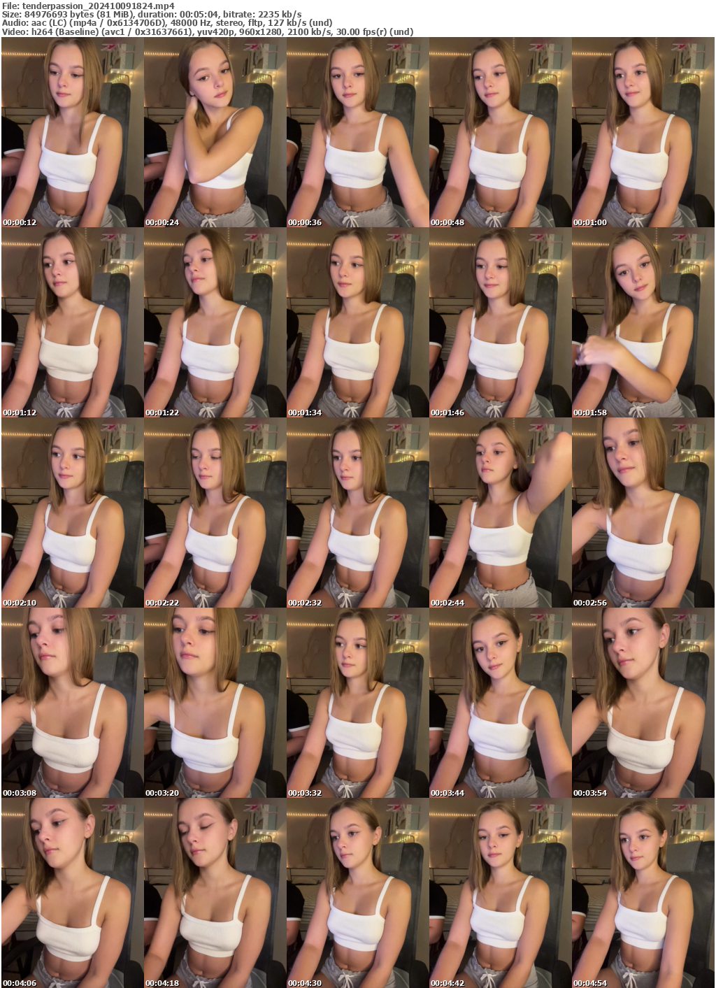 Preview thumb from tenderpassion on 2024-10-09 @ bongacams