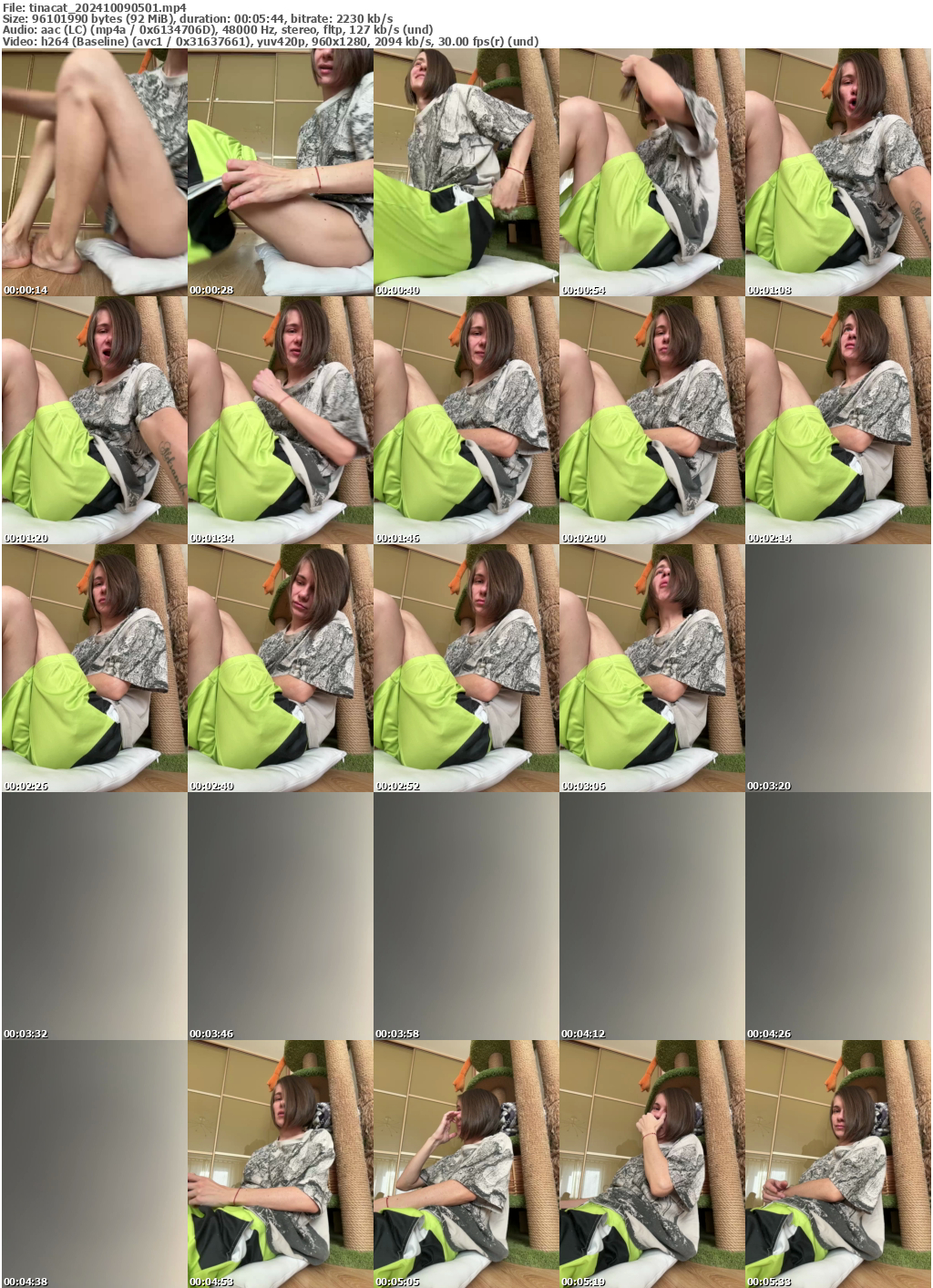 Preview thumb from tinacat on 2024-10-09 @ bongacams