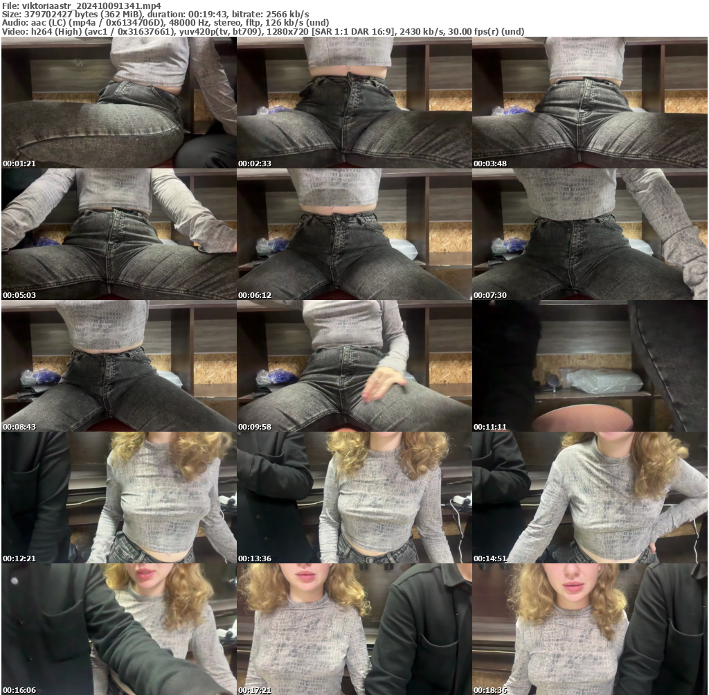 Preview thumb from viktoriaastr on 2024-10-09 @ bongacams