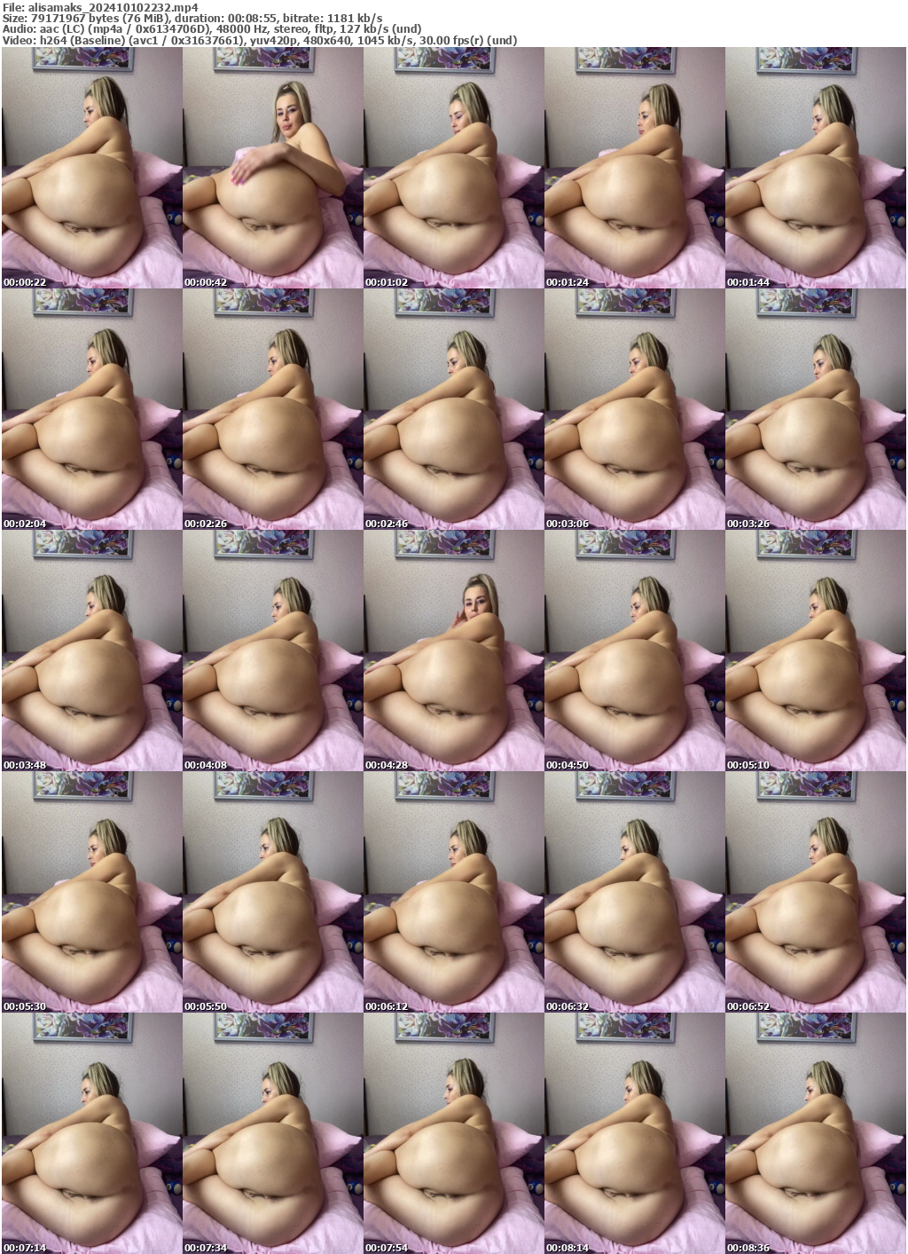 Preview thumb from alisamaks on 2024-10-10 @ bongacams