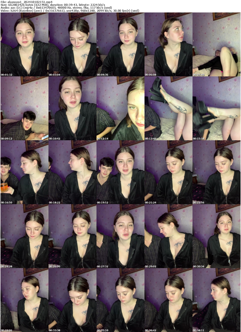 Preview thumb from alyavass1 on 2024-10-10 @ bongacams