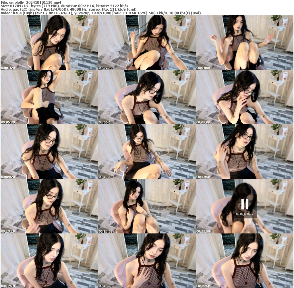 Preview thumb from emololly on 2024-10-10 @ bongacams