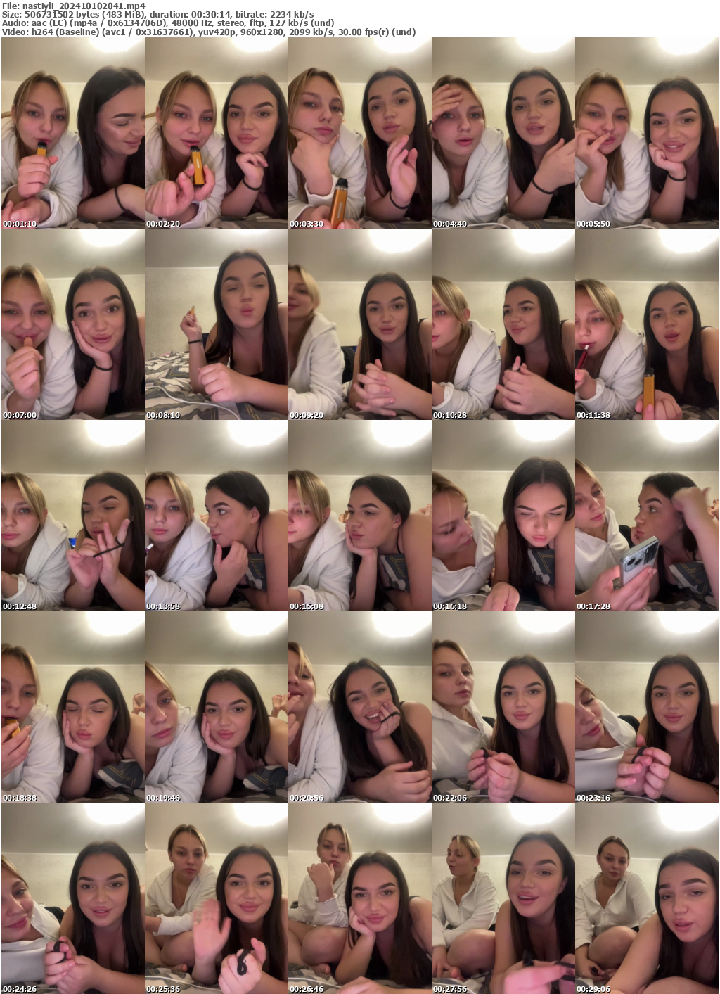 Preview thumb from nastiyli on 2024-10-10 @ bongacams