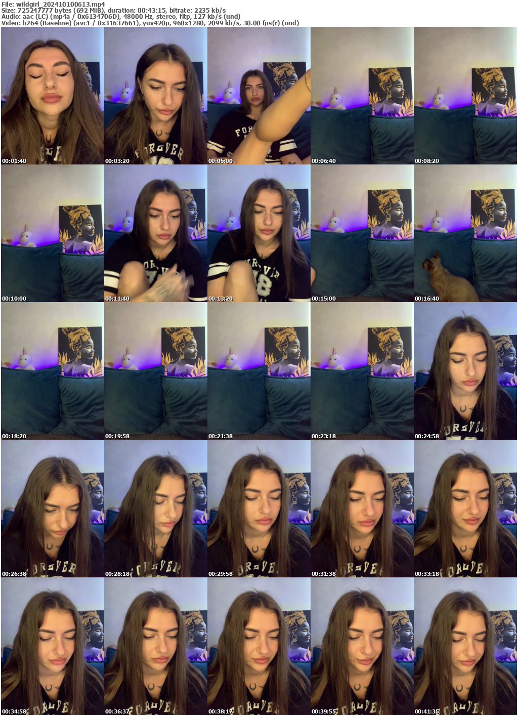 Preview thumb from wildgirl on 2024-10-10 @ bongacams