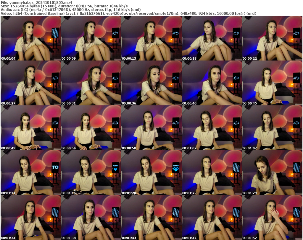 Preview thumb from yummybabes on 2024-10-10 @ bongacams