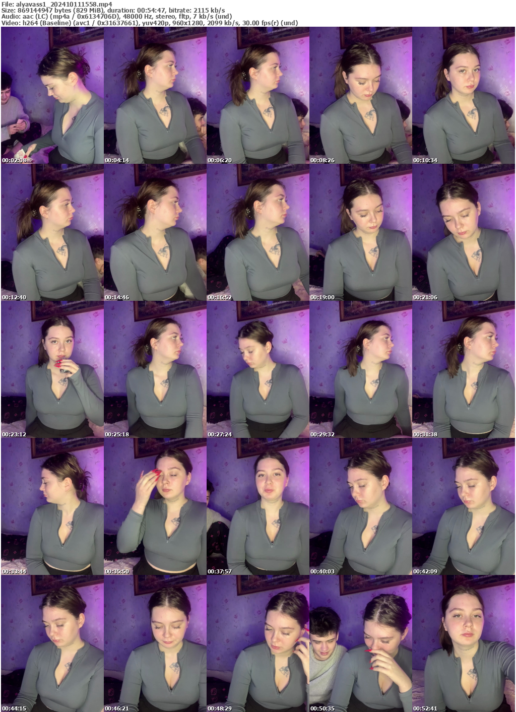 Preview thumb from alyavass1 on 2024-10-11 @ bongacams