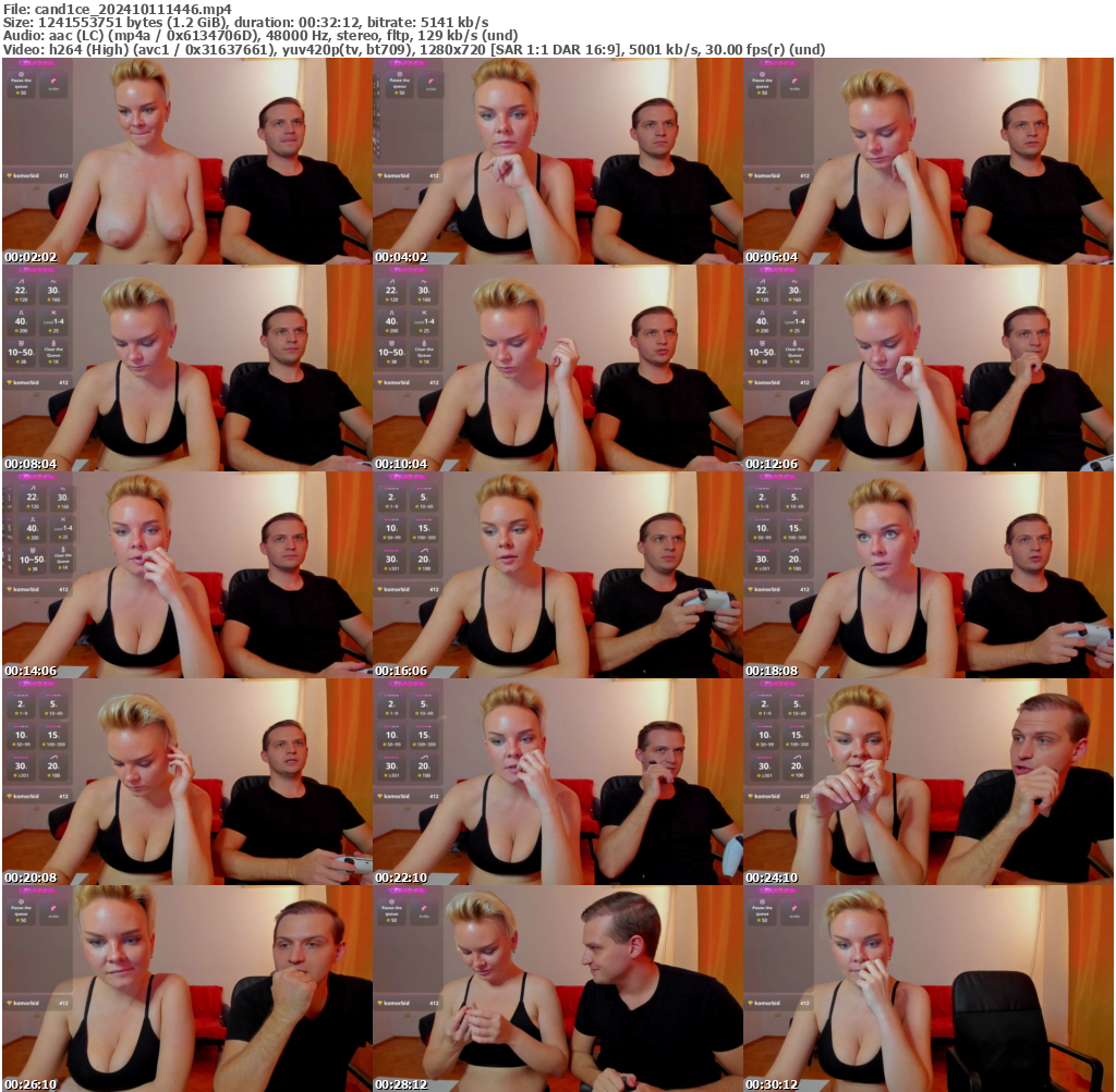 Preview thumb from cand1ce on 2024-10-11 @ bongacams