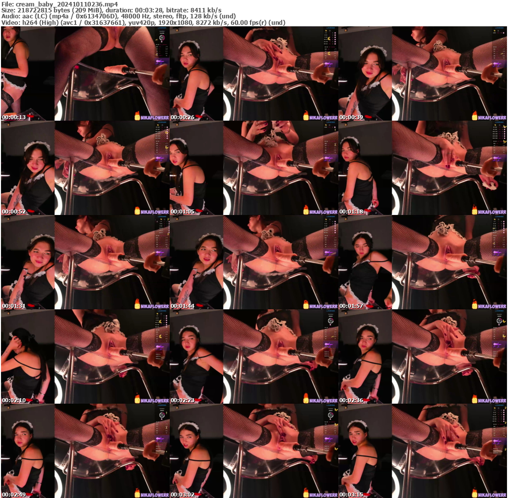 Preview thumb from cream_baby on 2024-10-11 @ bongacams