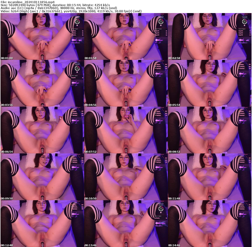 Preview thumb from incaroline on 2024-10-11 @ bongacams