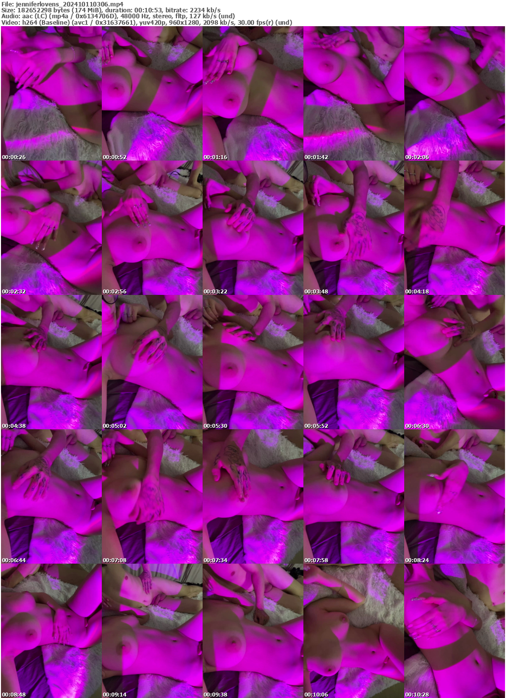 Preview thumb from jenniferlovens on 2024-10-11 @ bongacams