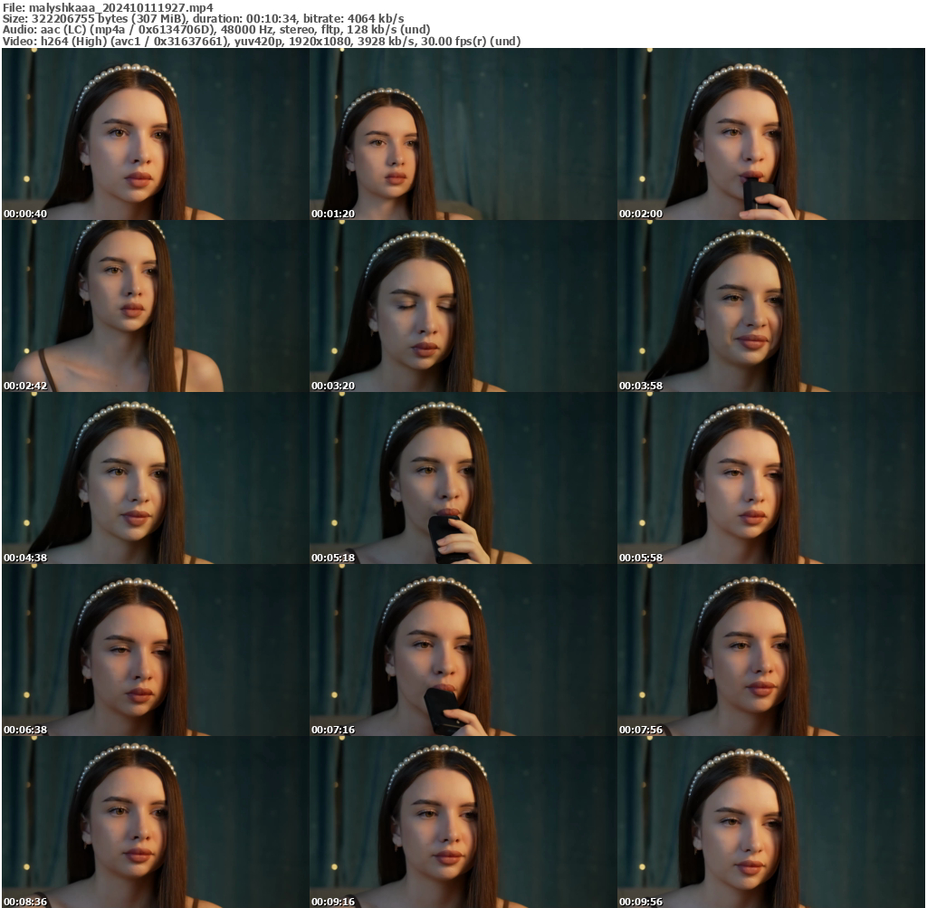 Preview thumb from malyshkaaa on 2024-10-11 @ bongacams