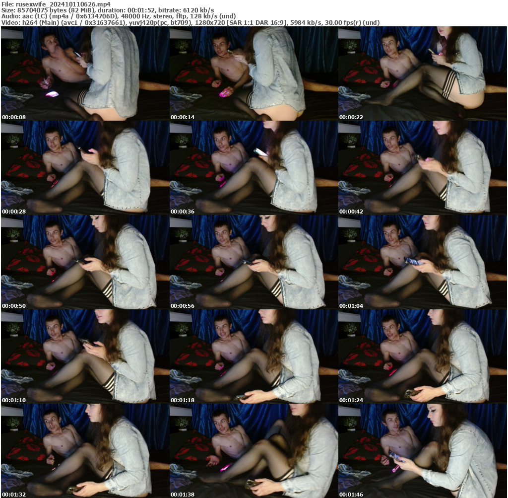 Preview thumb from rusexwife on 2024-10-11 @ bongacams