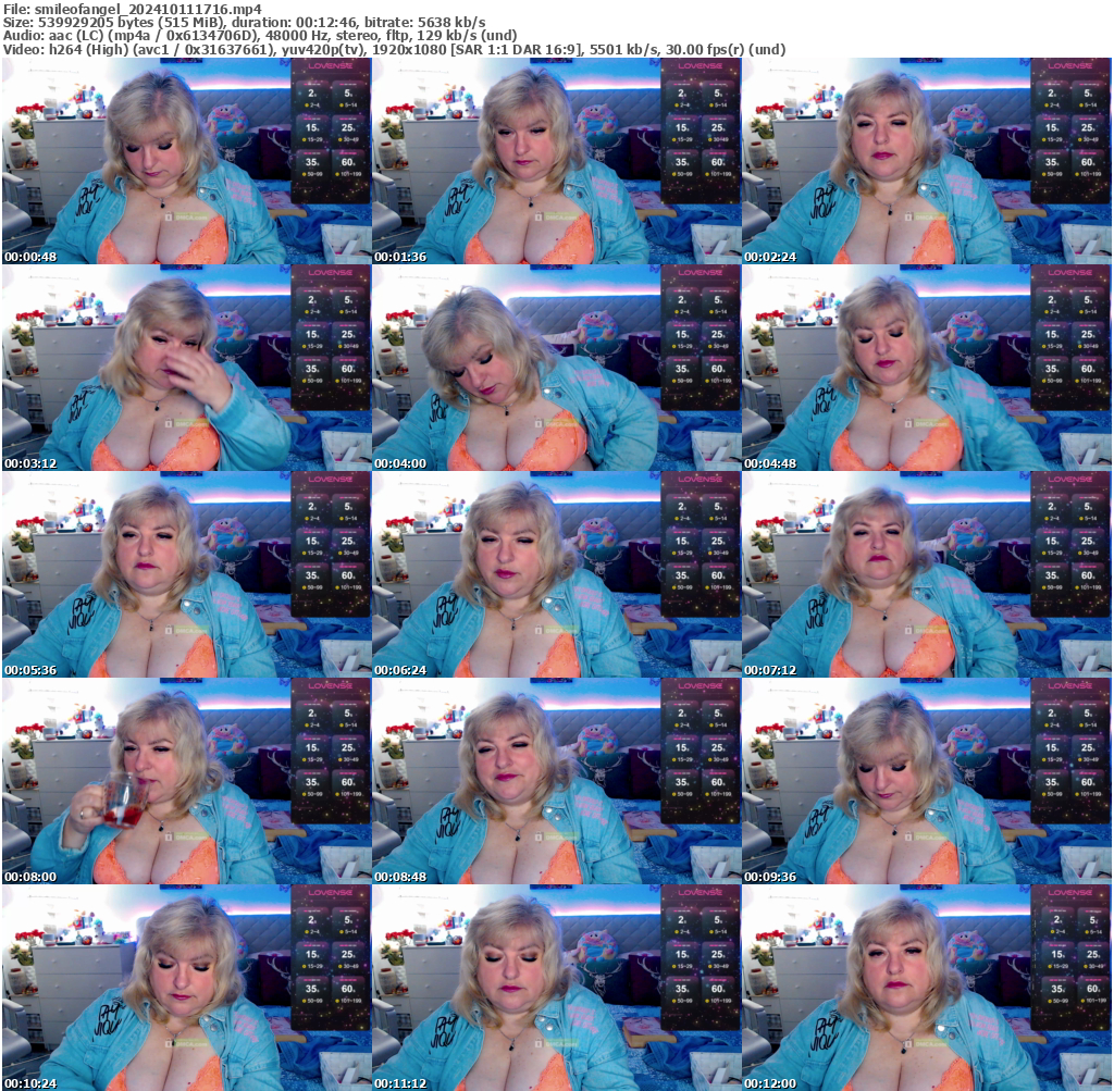 Preview thumb from smileofangel on 2024-10-11 @ bongacams