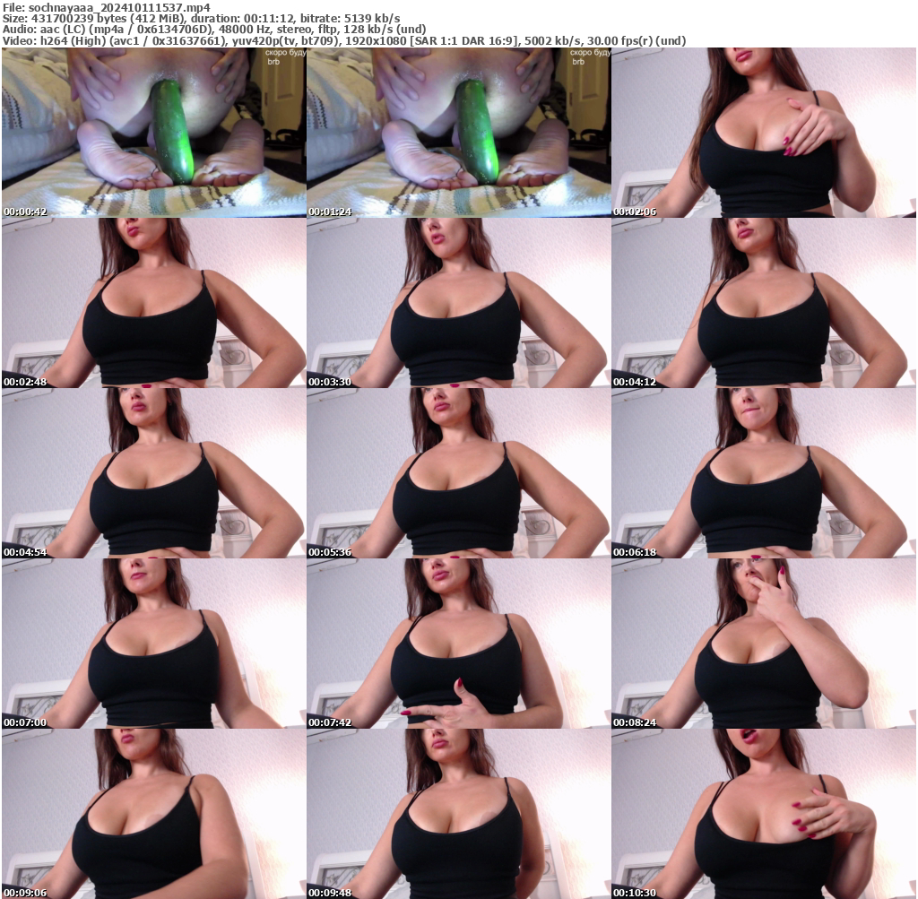 Preview thumb from sochnayaaa on 2024-10-11 @ bongacams