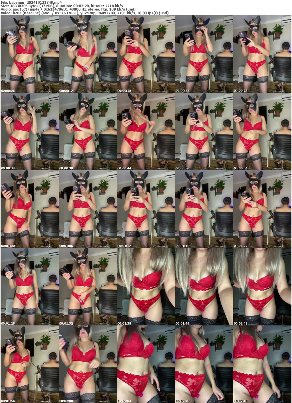 Preview thumb from babymur on 2024-10-12 @ bongacams