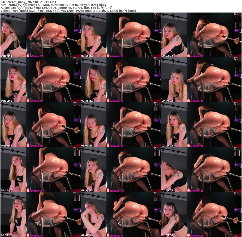 Preview thumb from cream_baby on 2024-10-12 @ bongacams