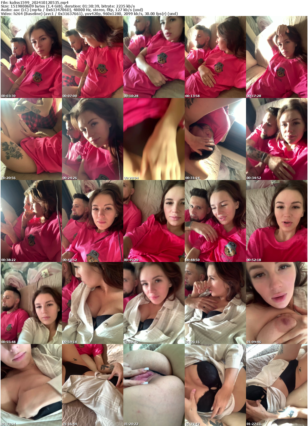 Preview thumb from kaliss1599 on 2024-10-12 @ bongacams