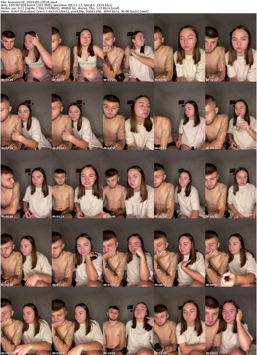 Preview thumb from kapuaro20 on 2024-10-12 @ bongacams