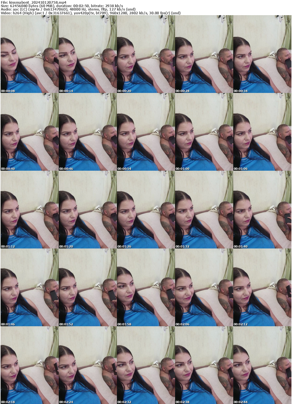 Preview thumb from kissmabont on 2024-10-12 @ bongacams