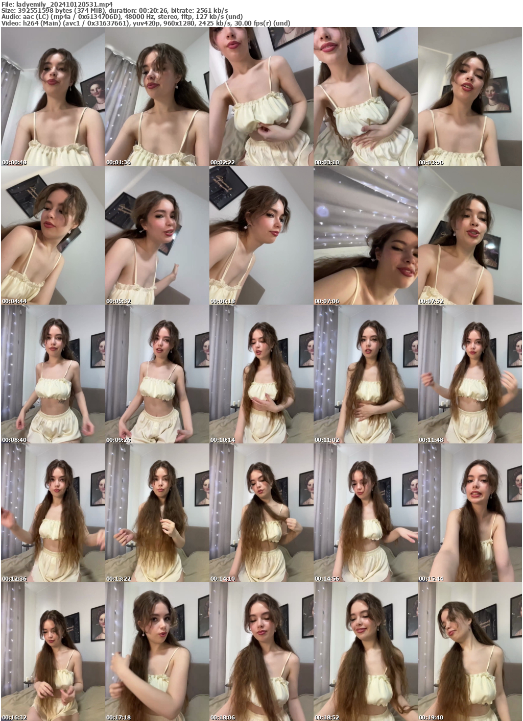 Preview thumb from ladyemily on 2024-10-12 @ bongacams