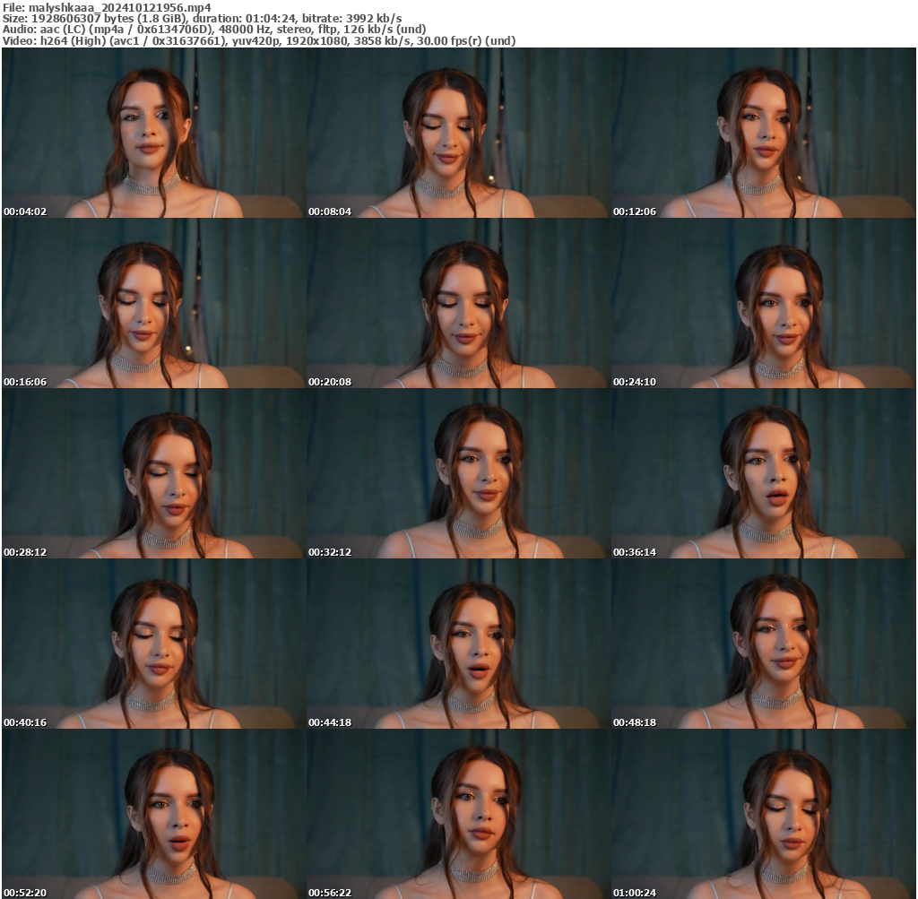 Preview thumb from malyshkaaa on 2024-10-12 @ bongacams