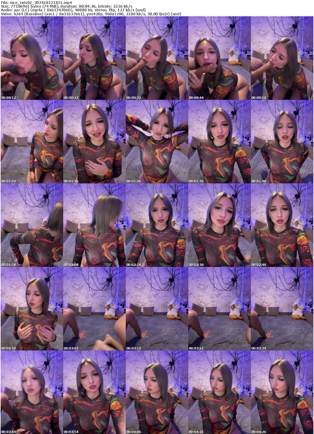 Preview thumb from nice_rats02 on 2024-10-12 @ bongacams