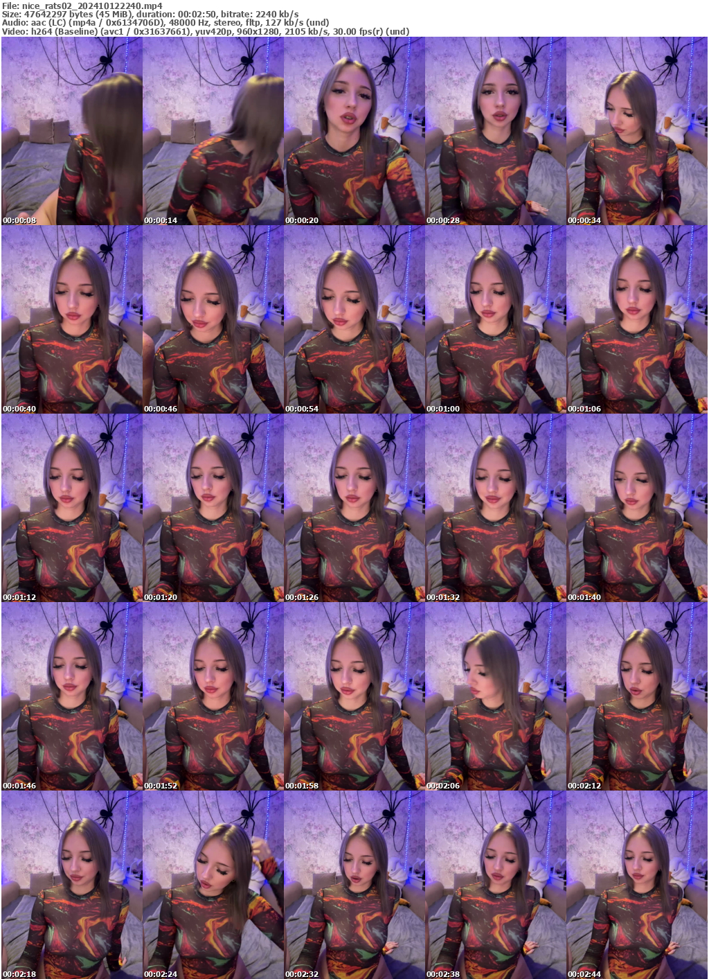 Preview thumb from nice_rats02 on 2024-10-12 @ bongacams