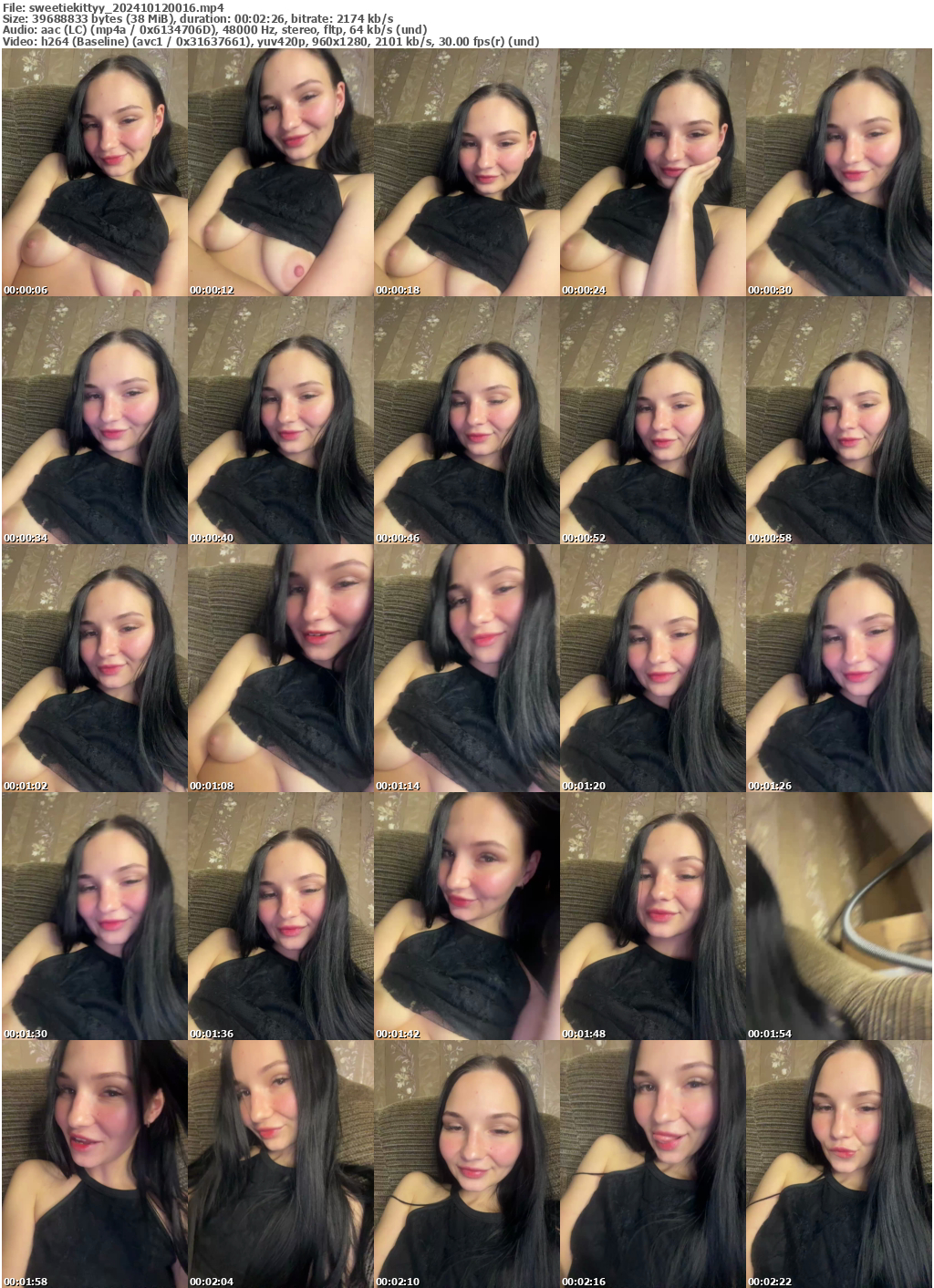 Preview thumb from sweetiekittyy on 2024-10-12 @ bongacams