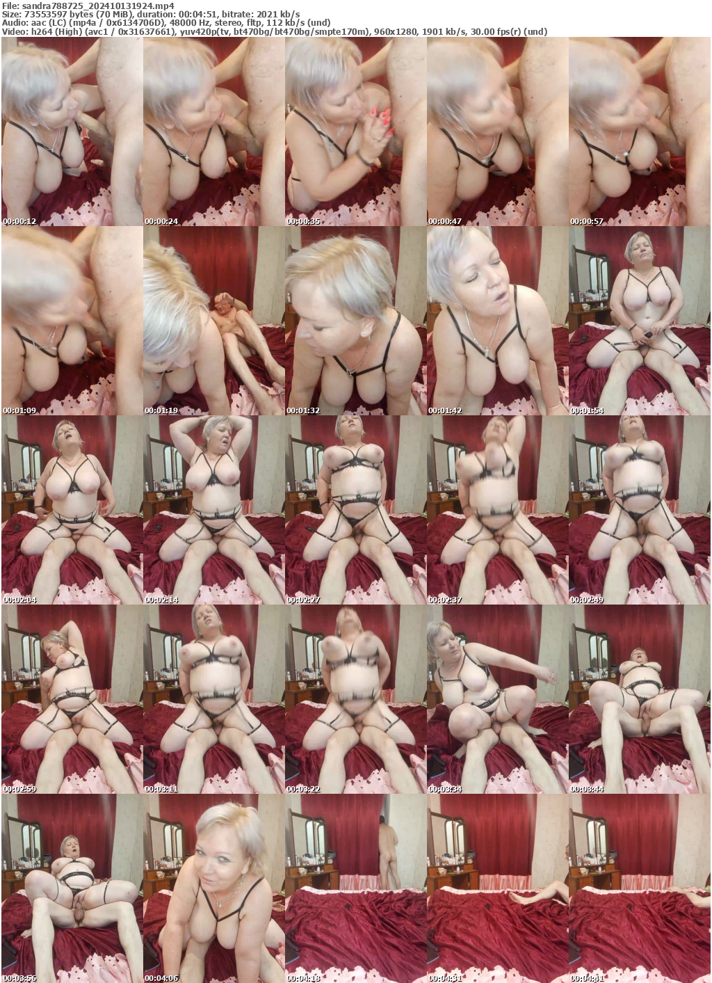 Preview thumb from sandra788725 on 2024-10-13 @ bongacams