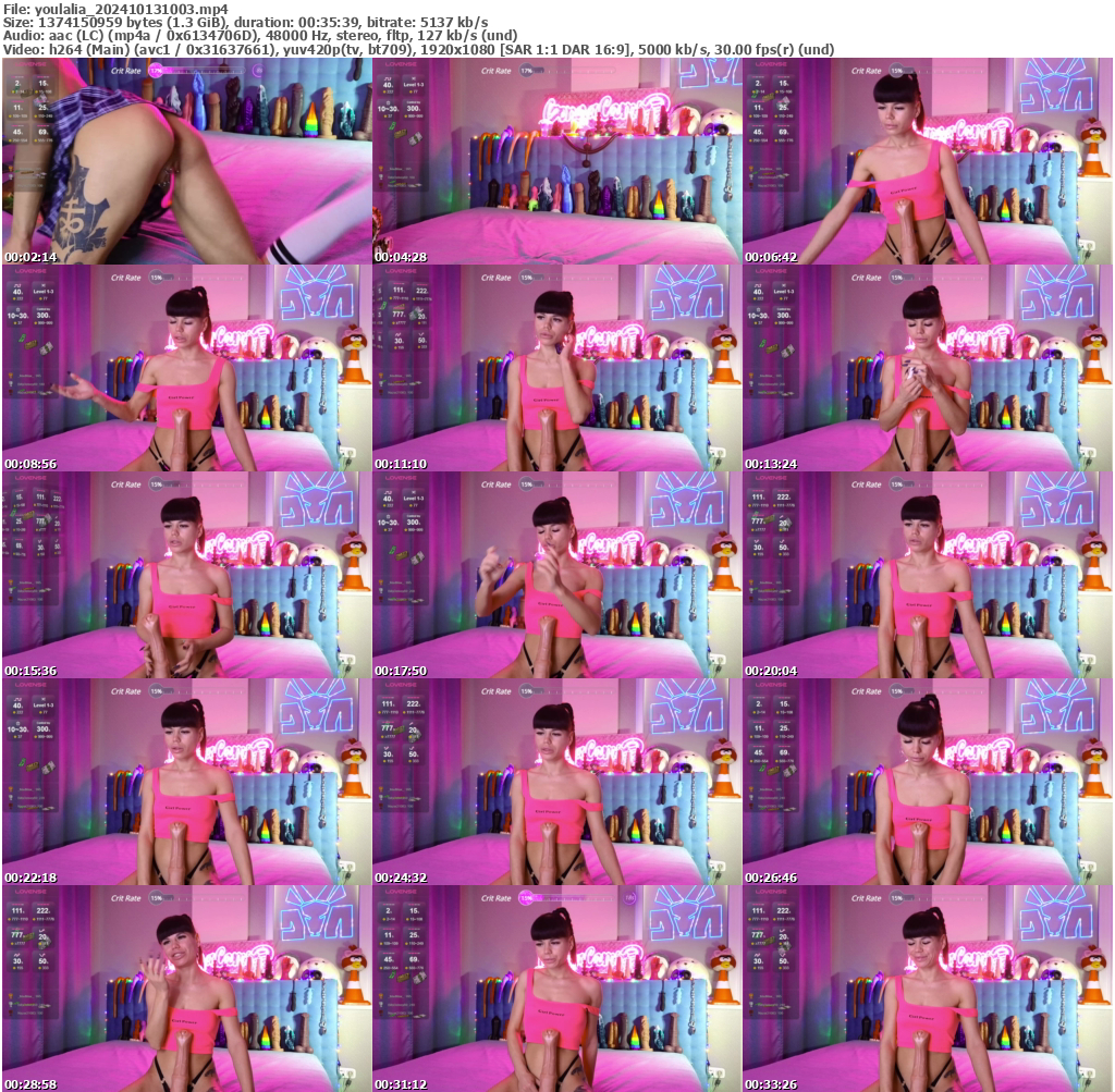 Preview thumb from youlalia on 2024-10-13 @ bongacams