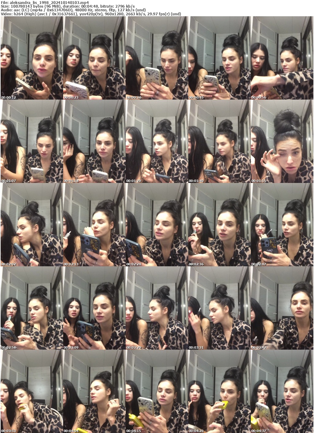 Preview thumb from aleksandra_lis_1998 on 2024-10-14 @ bongacams