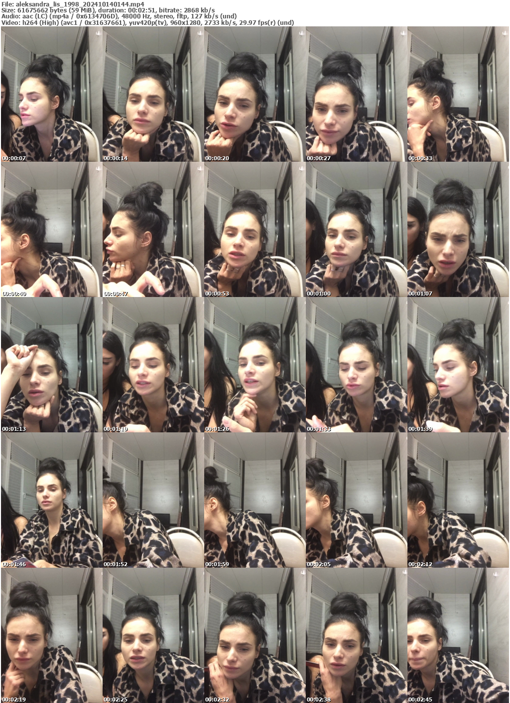 Preview thumb from aleksandra_lis_1998 on 2024-10-14 @ bongacams