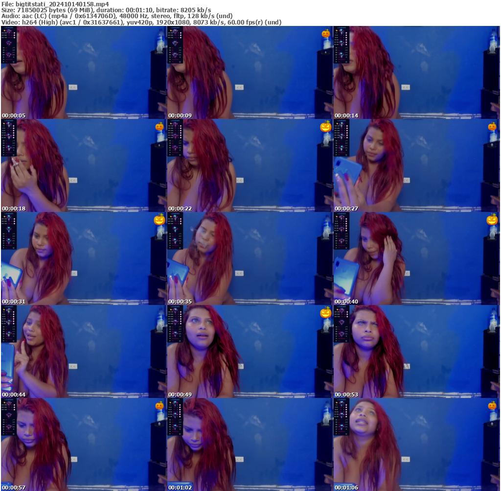 Preview thumb from bigtitstati on 2024-10-14 @ bongacams