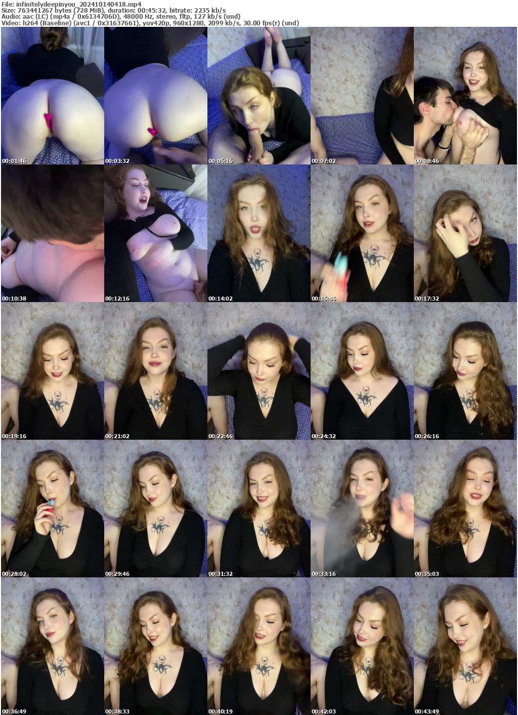 Preview thumb from infinitelydeepinyou on 2024-10-14 @ bongacams