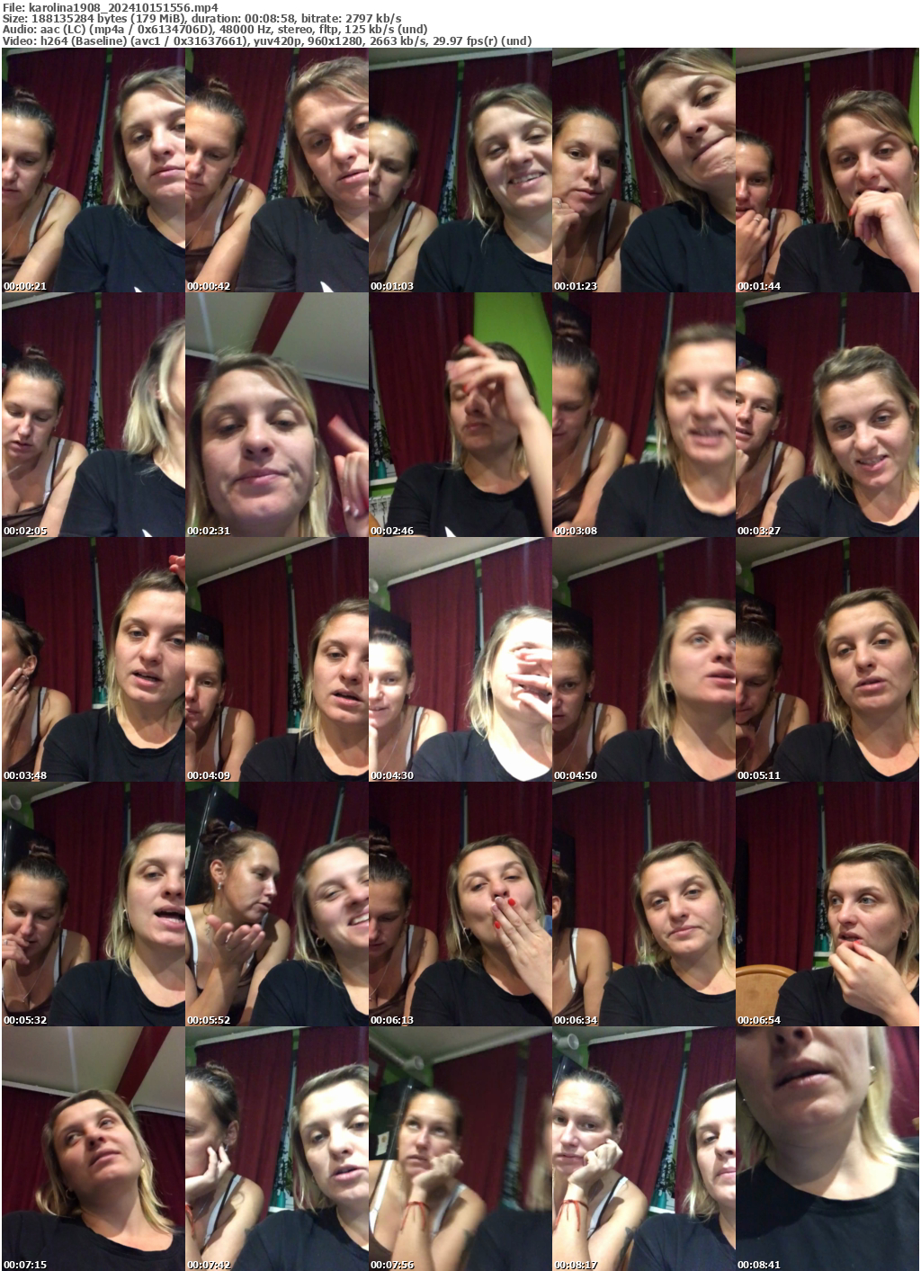 Preview thumb from karolina1908 on 2024-10-15 @ bongacams