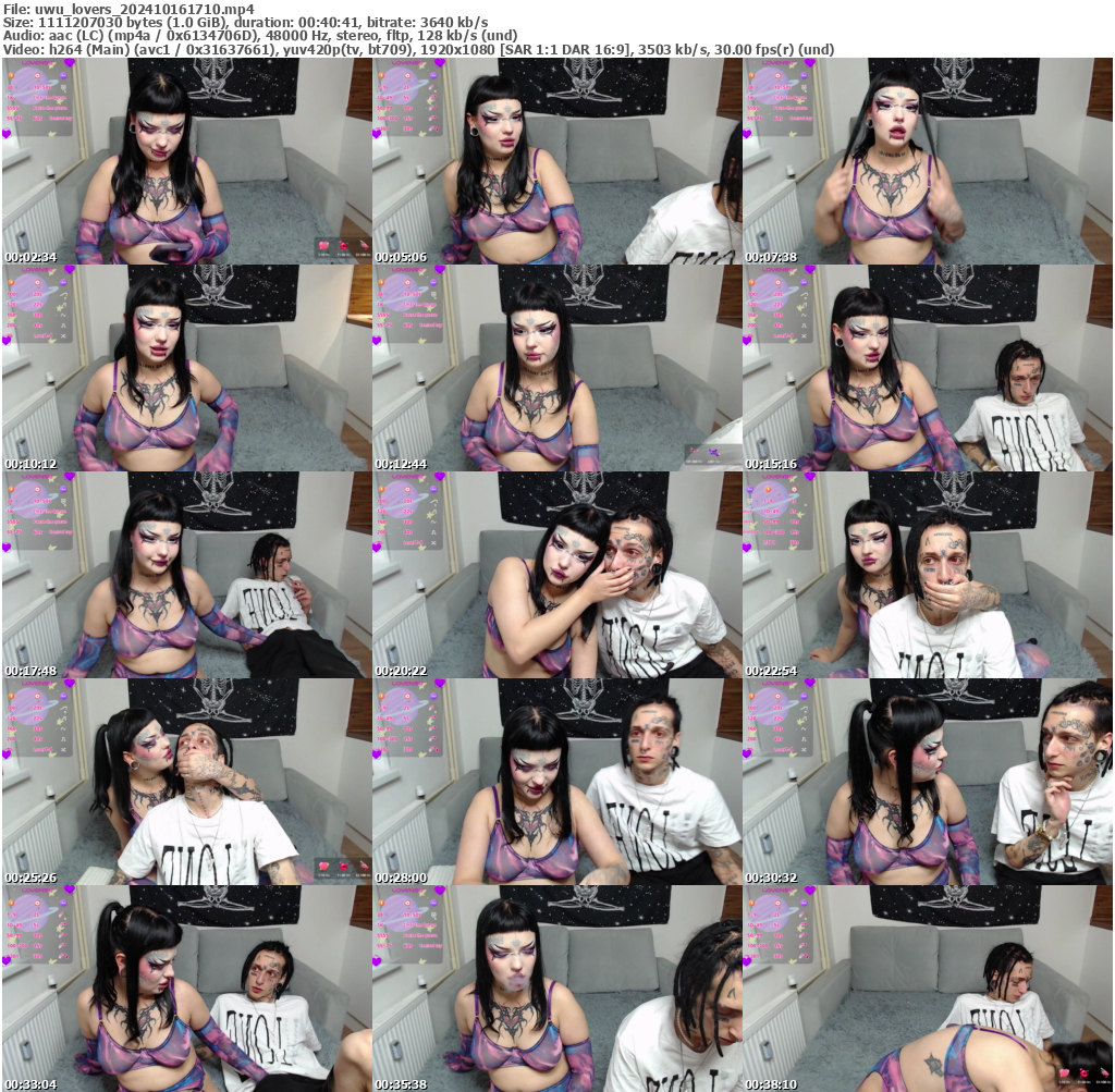 Preview thumb from uwu_lovers on 2024-10-16 @ bongacams