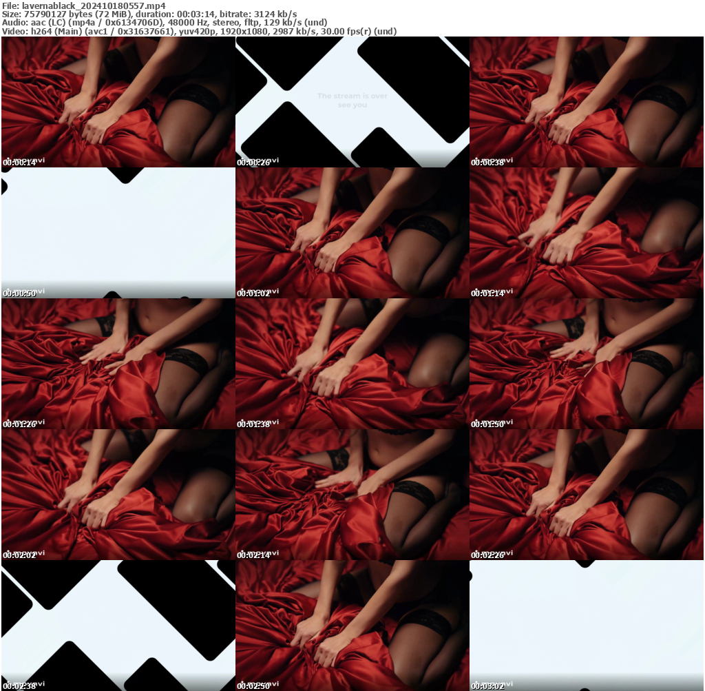 Preview thumb from lavernablack on 2024-10-18 @ bongacams