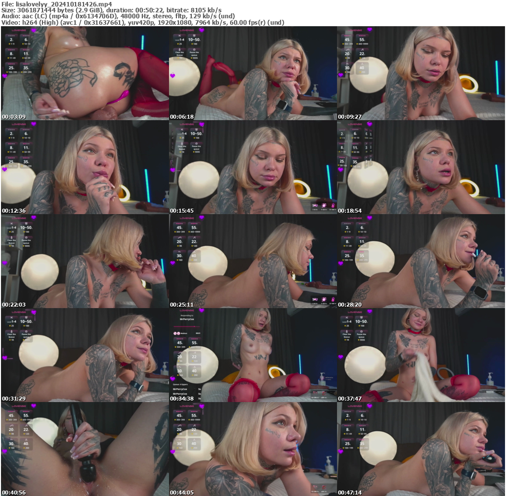Preview thumb from lisalovelyy on 2024-10-18 @ bongacams