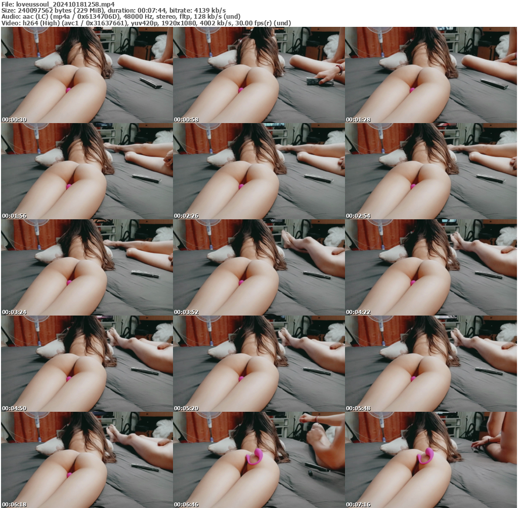 Preview thumb from loveussoul on 2024-10-18 @ bongacams