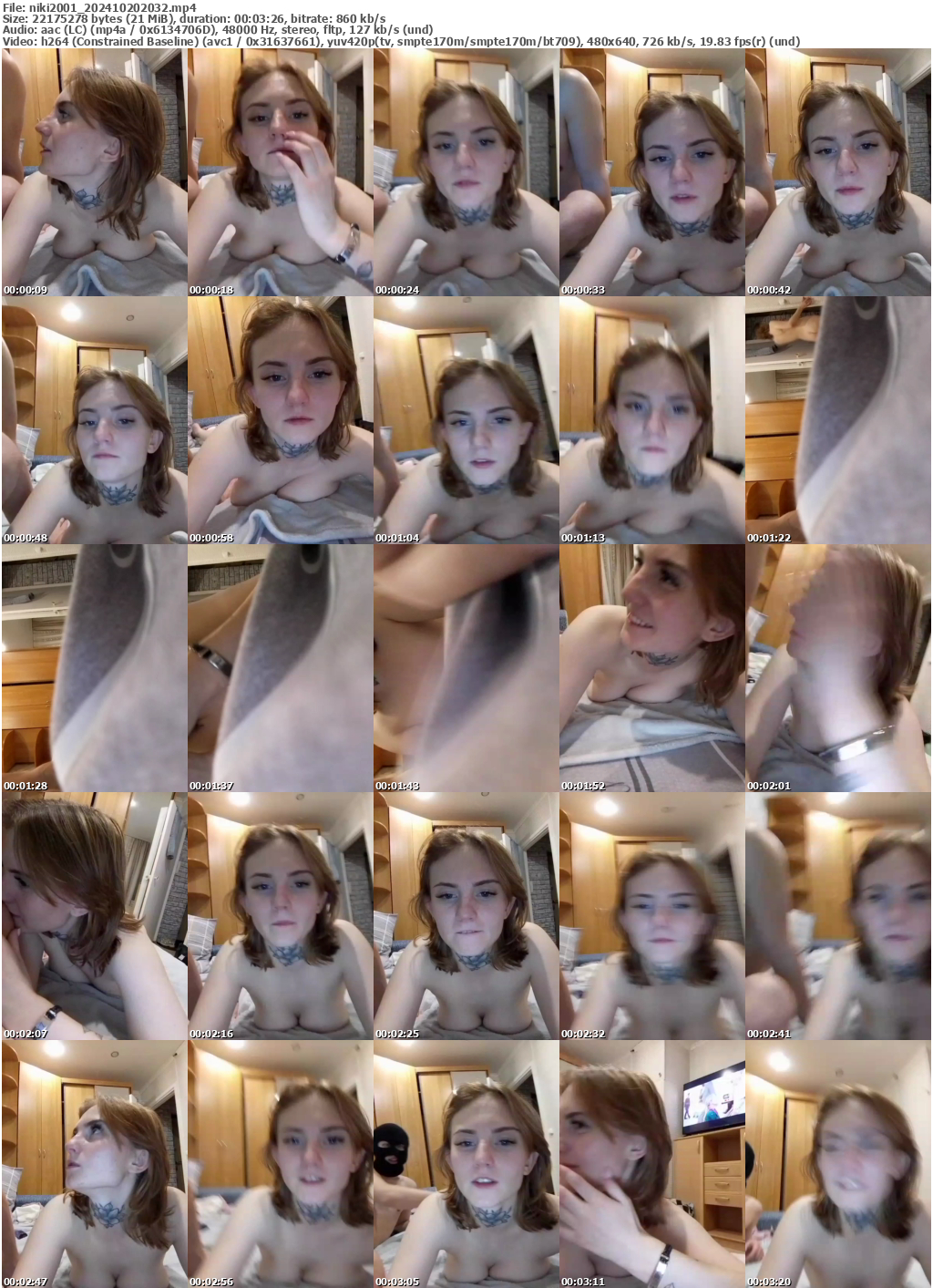 Preview thumb from niki2001 on 2024-10-20 @ bongacams