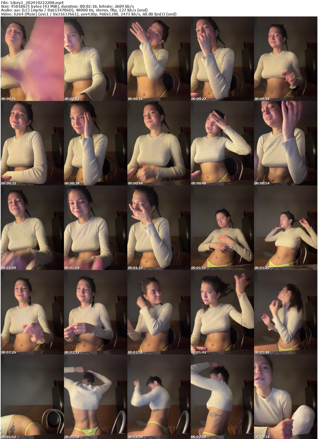 Preview thumb from 1dory1 on 2024-10-22 @ bongacams