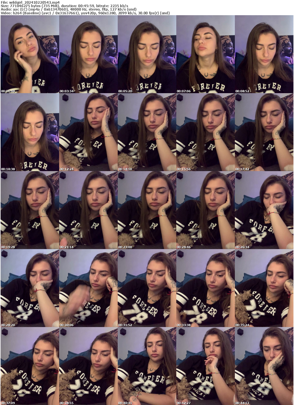 Preview thumb from wildgirl on 2024-10-22 @ bongacams