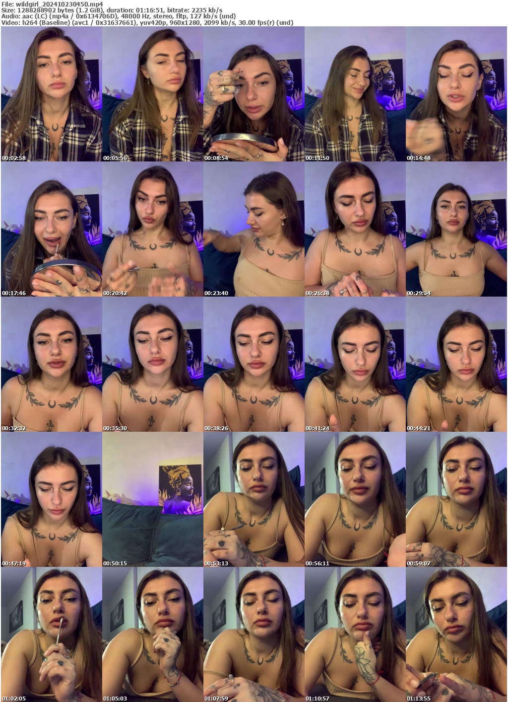 Preview thumb from wildgirl on 2024-10-23 @ bongacams