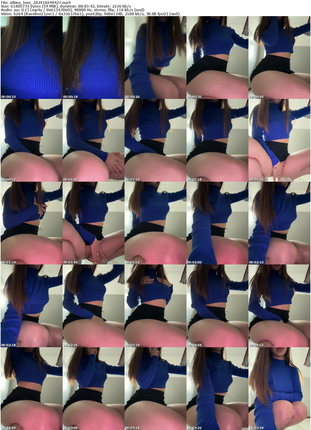 Preview thumb from alliina_leee on 2024-10-24 @ bongacams