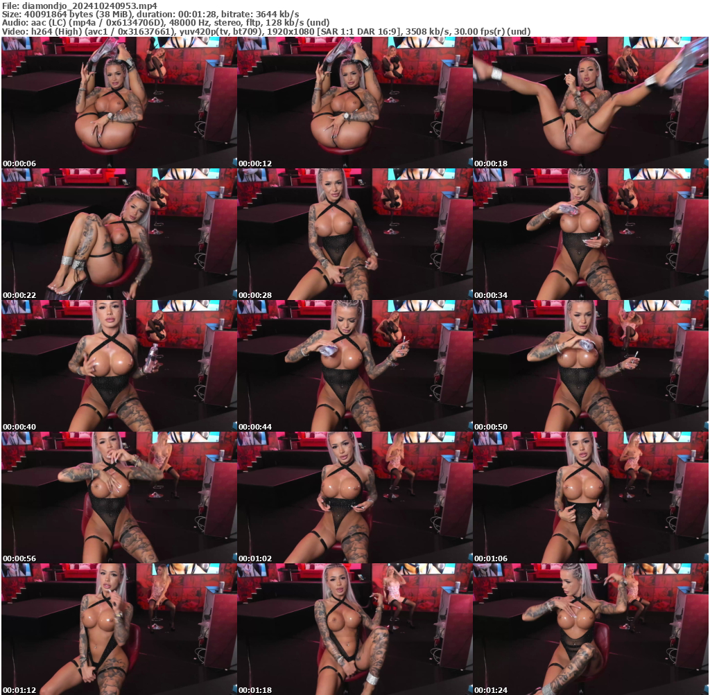 Preview thumb from diamondjo on 2024-10-24 @ bongacams