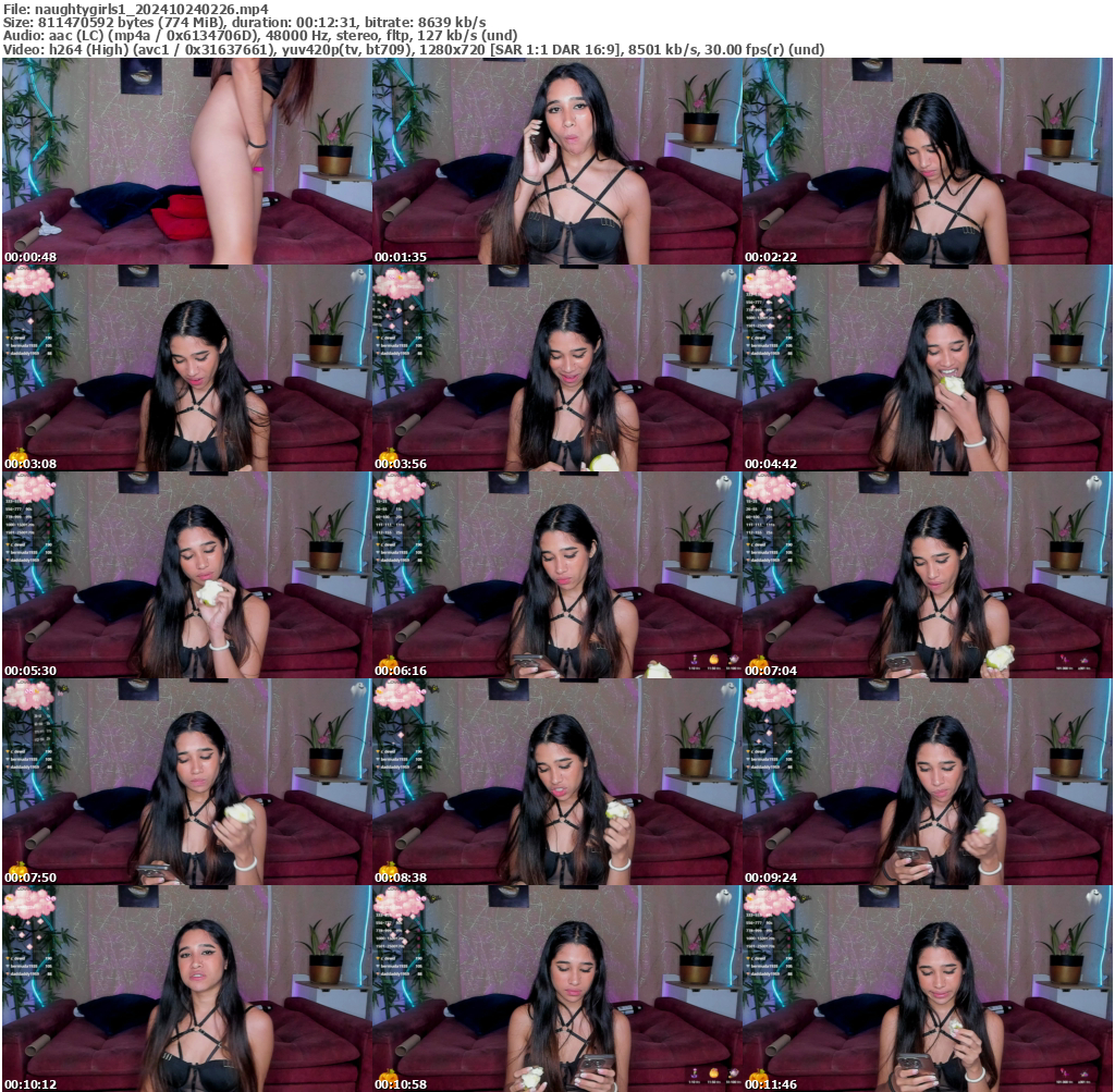 Preview thumb from naughtygirls1 on 2024-10-24 @ bongacams