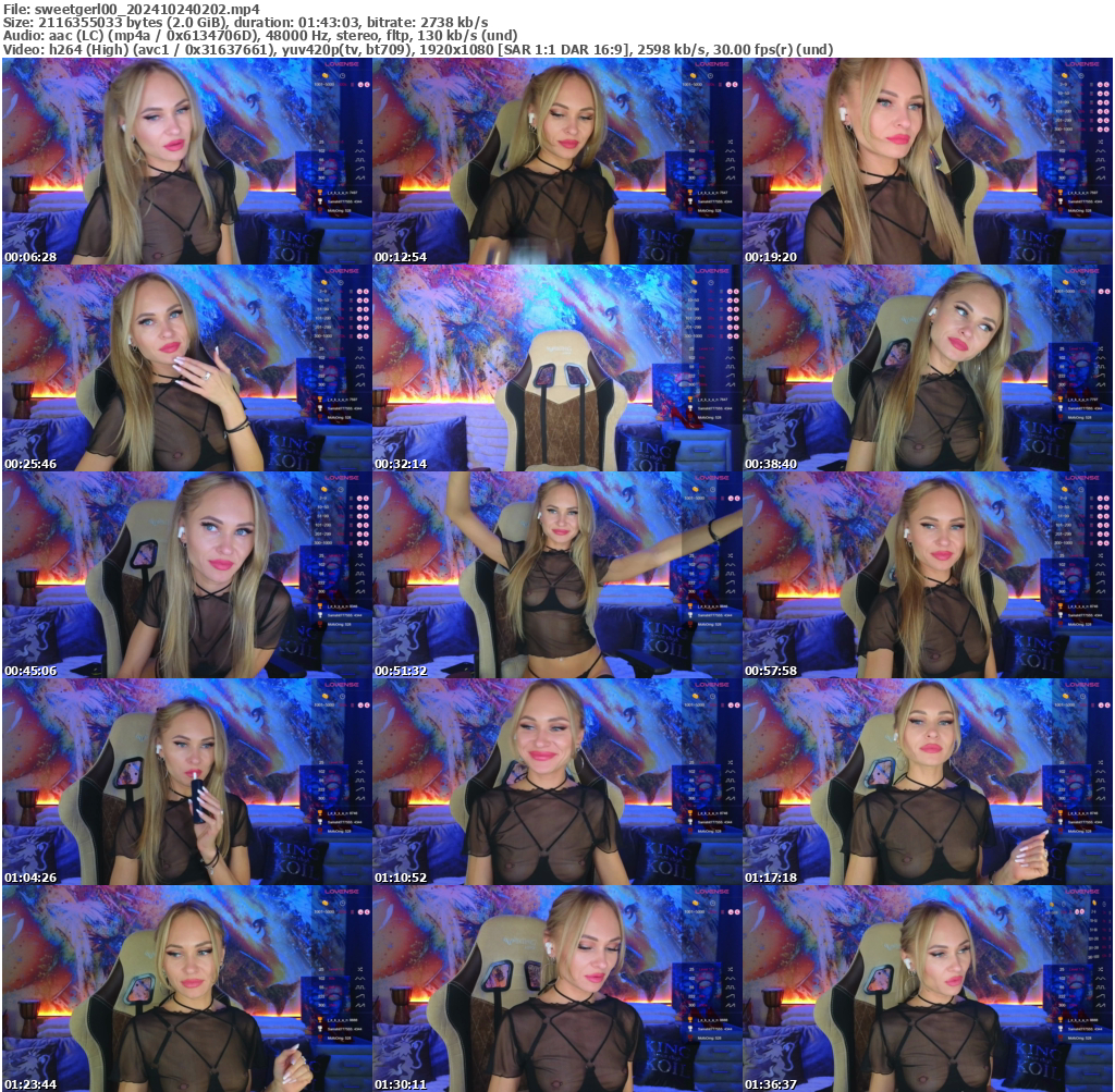 Preview thumb from sweetgerl00 on 2024-10-24 @ bongacams