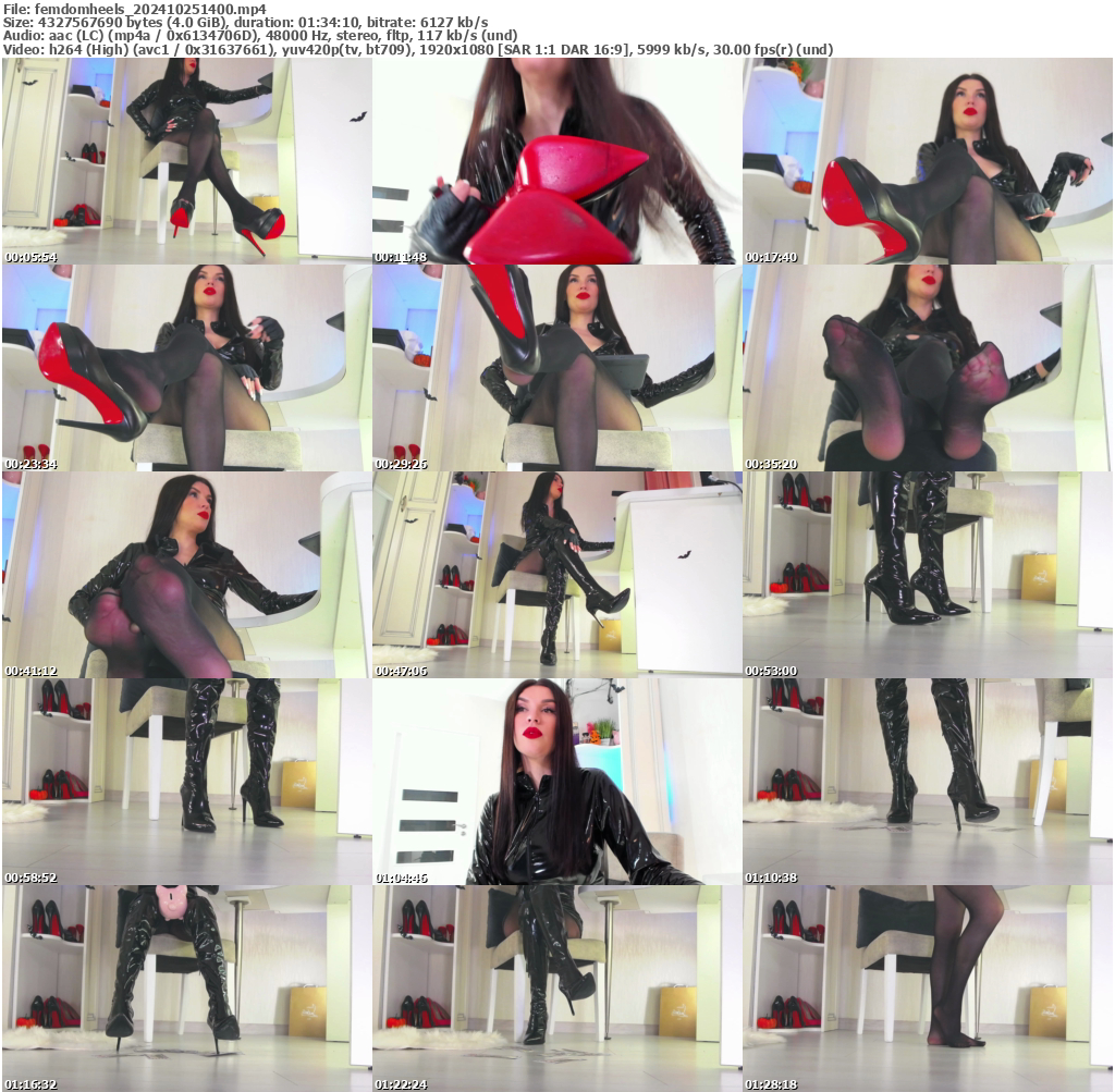 Preview thumb from femdomheels on 2024-10-25 @ bongacams